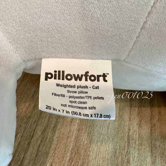 Cat Weighted Plush Throw Pillow - Pillowfort - Picture 10 of 12